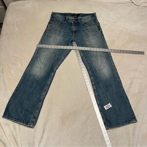 Silver Jeans Co. Zac Relaxed Straight Jeans Cowboy Embroidered Work Size 34X32
